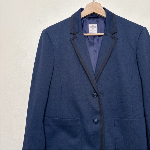 Gap Womens 8 The Academy Blazer Blue Dark Academia Button Blazer Jacket - Picture 8 of 16